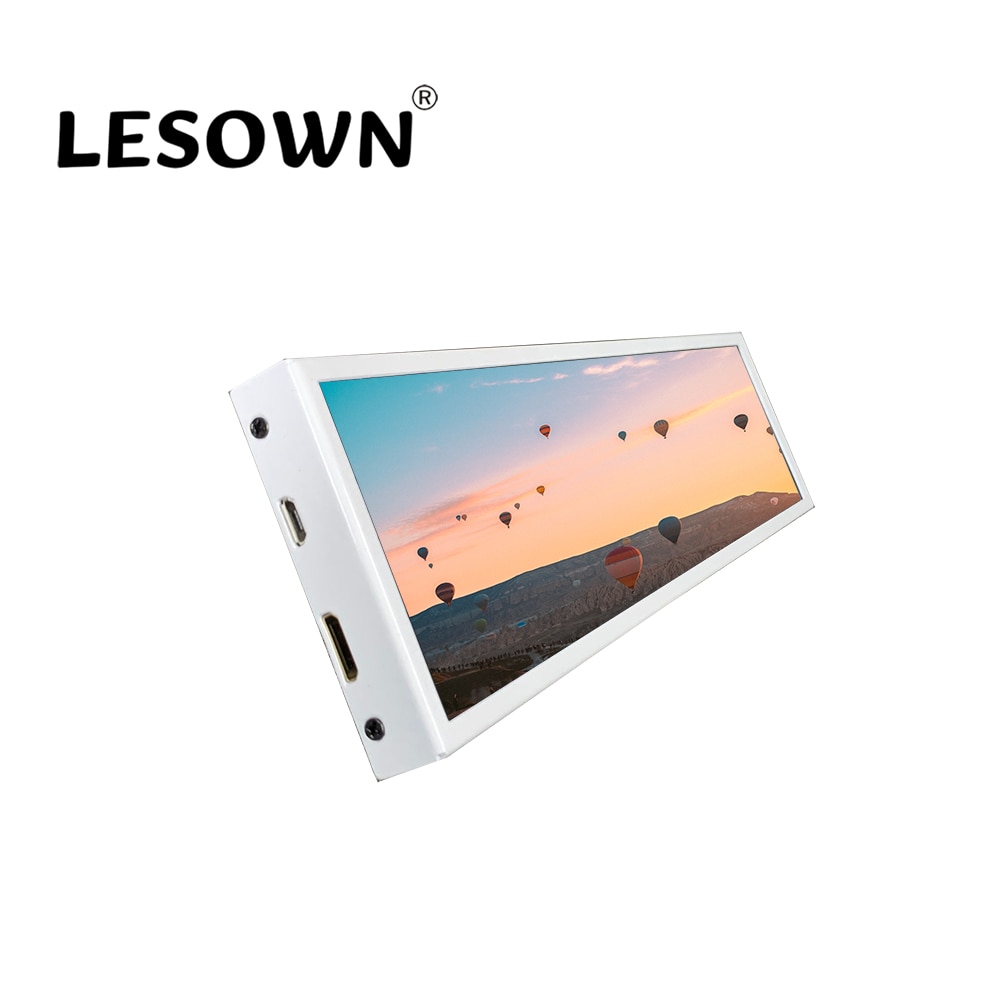 LESOWN 8.8 ġ   ̵ LCD , 1920x480 IPS HDMI ̴ Ʈ ġ ũ, PC ÷, GPU CPU µ ͸